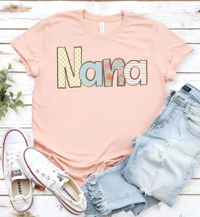 Nana Pattern Lettering