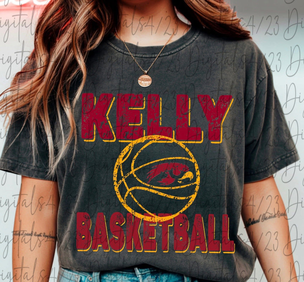 Kelly Basketball Comfort Colors