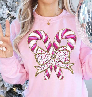 Candy Canes & Bow