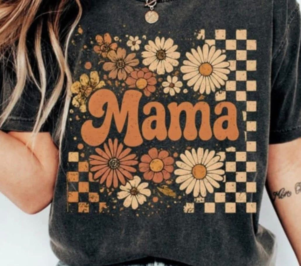 Mama Flowers and Checker