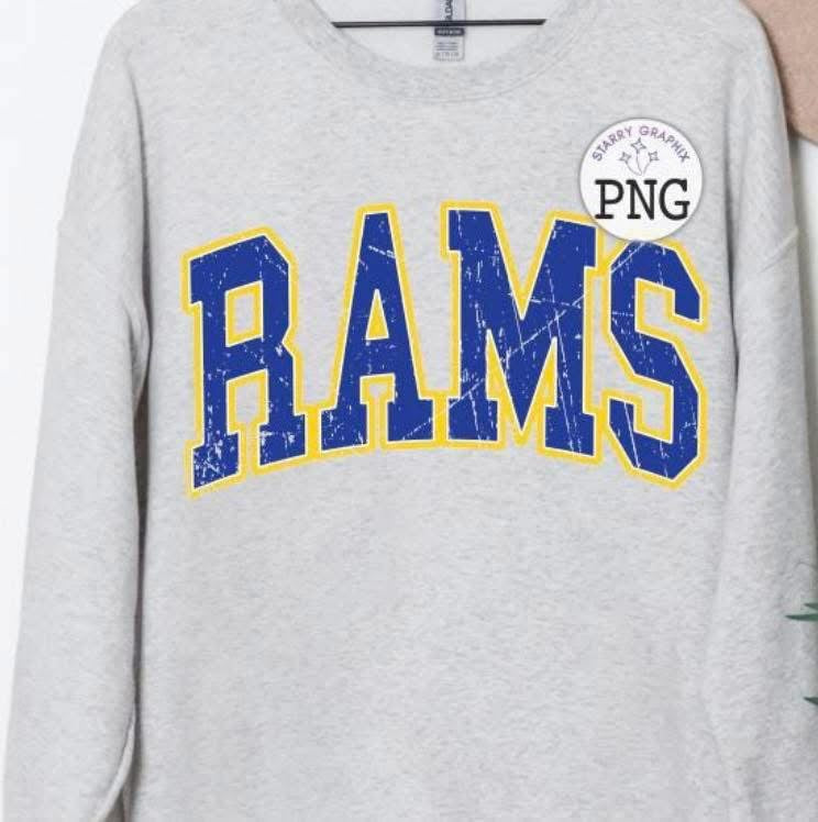 Rams Varsity Lettering