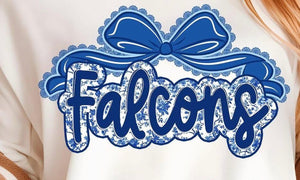 Falcons Blue Bow Sweatshirt
