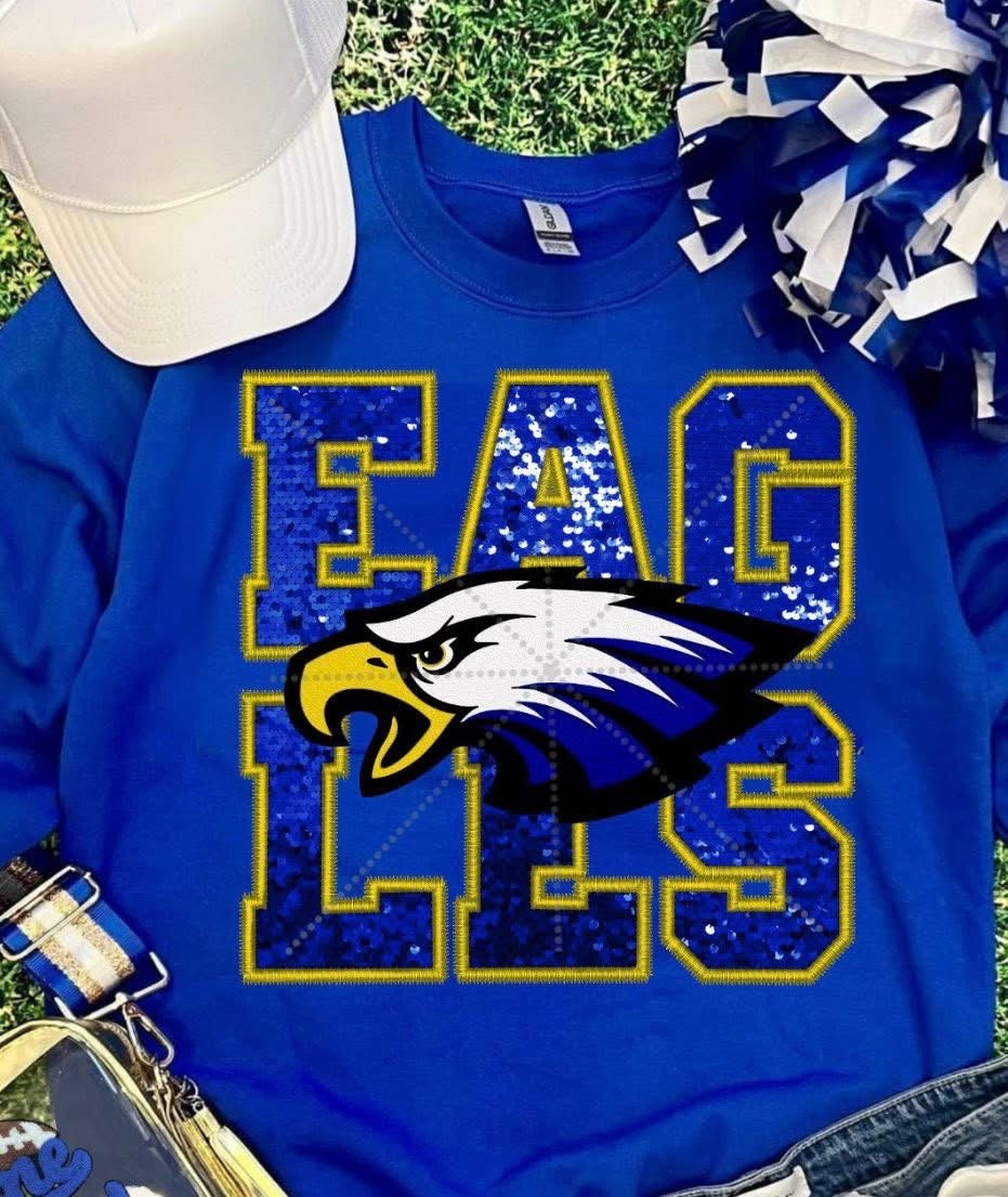 Eagles Faux Sequins Youth