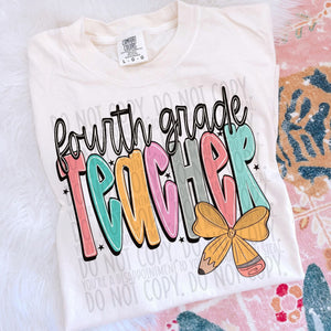 Fourth Grade Teacher Bow