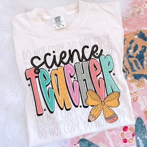 Science Teacher Bow