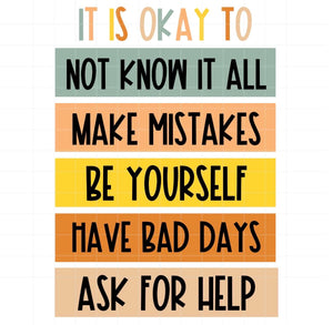 It’s Okay to