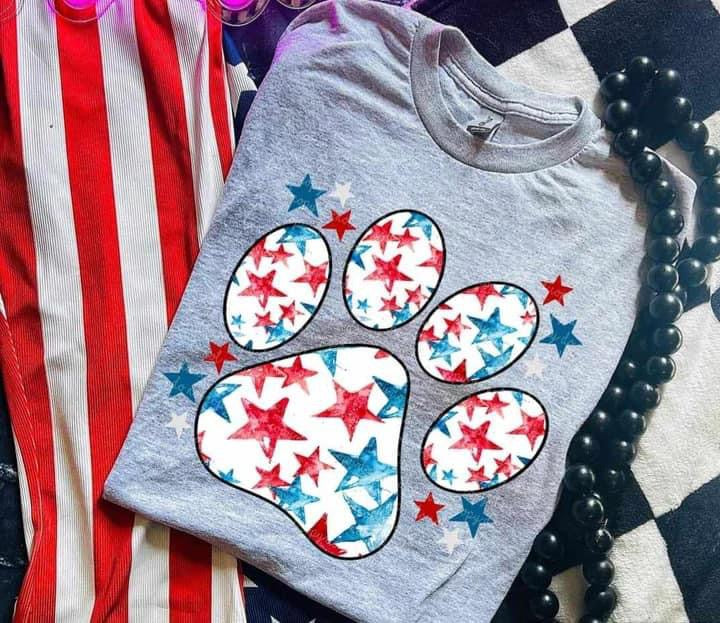 Patriotic Paw Print