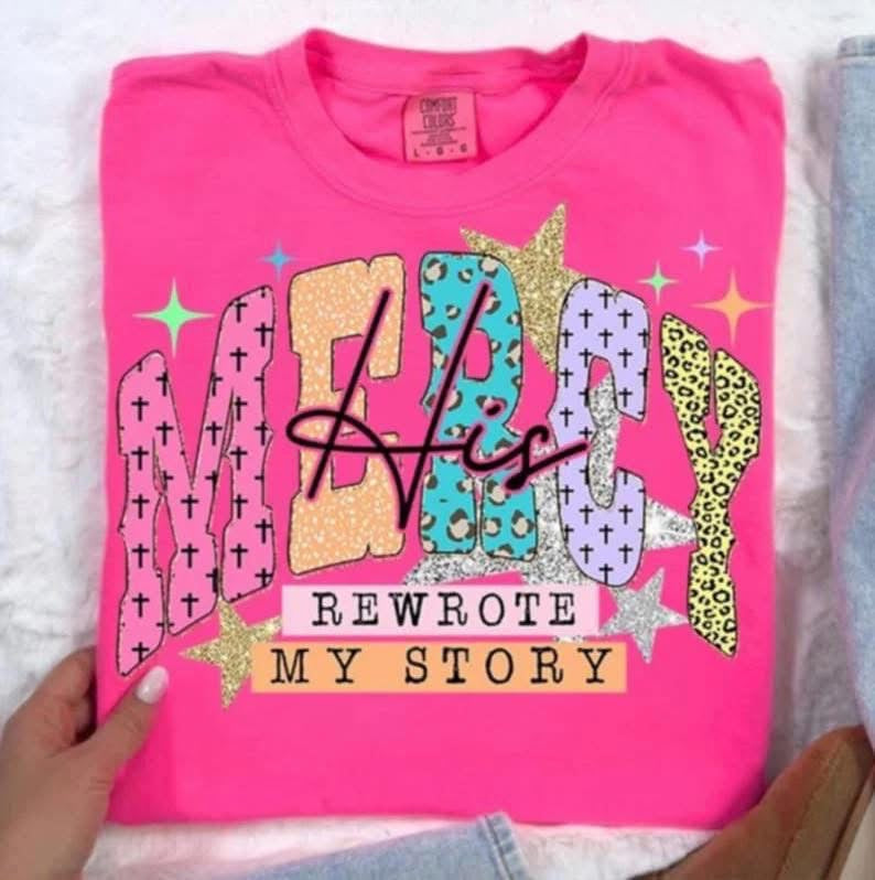 His Mercy Rewrote My Story Bright