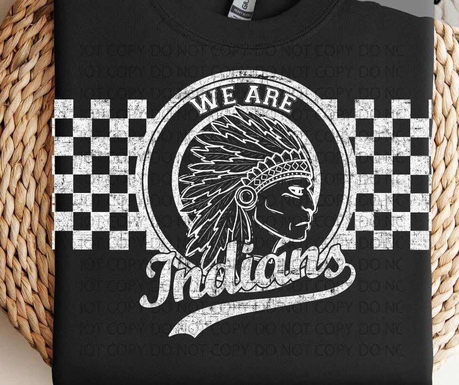 We Are Indians White Design