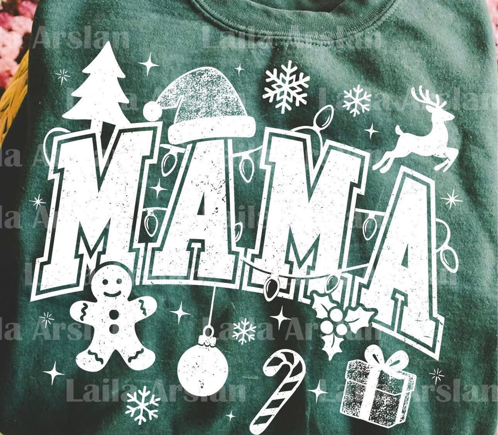Mama Christmas White