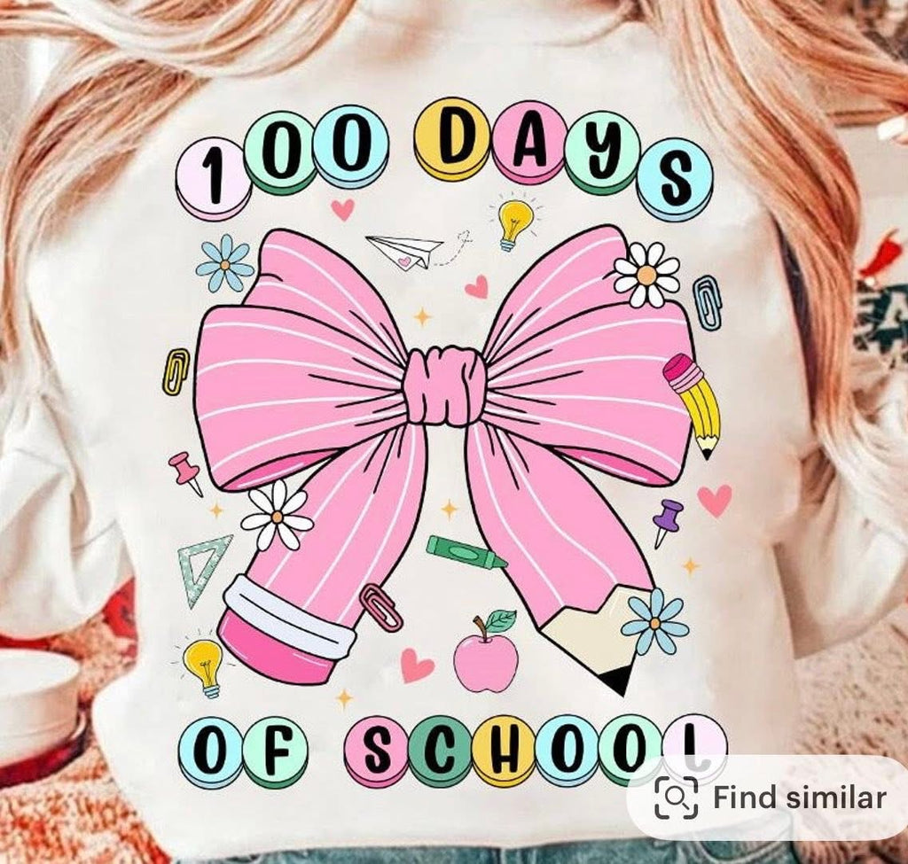 100 Days Bow and Beads