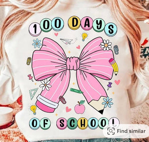 100 Days Bow and Beads