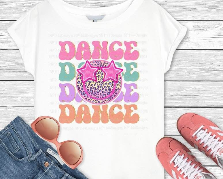 Dance Stacked SF Toddler Crewneck Sweatshirt