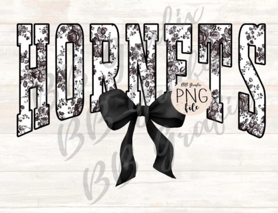 Hornets Bow Black