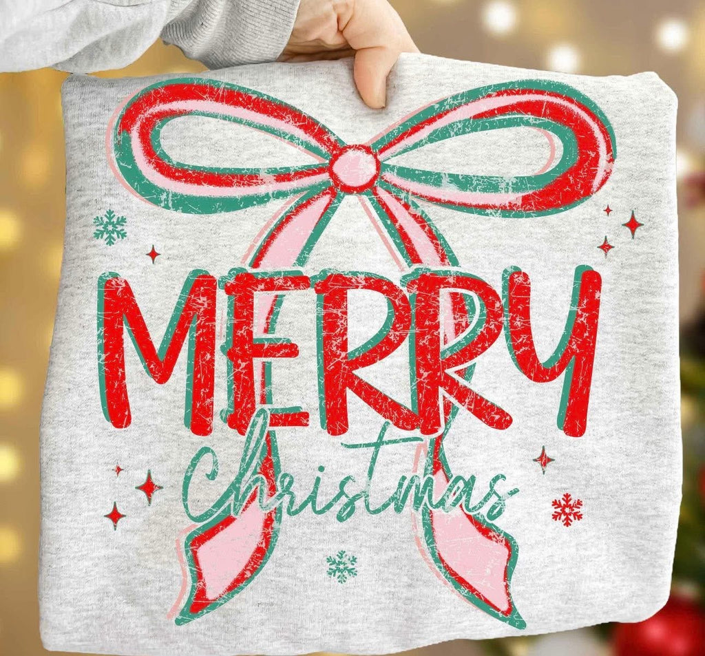 Merry Christmas Thin Bow