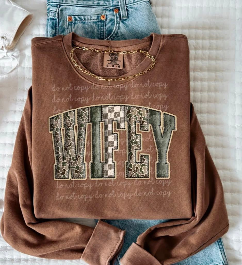 Wifey Camo and Checker