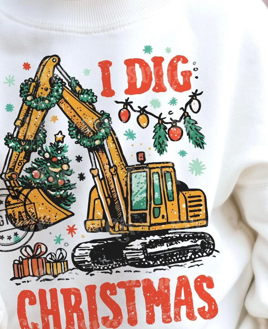 I Dig Christmas long sleeves