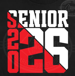 Senior 2026 Red and White