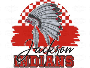 Jackson Indians Red