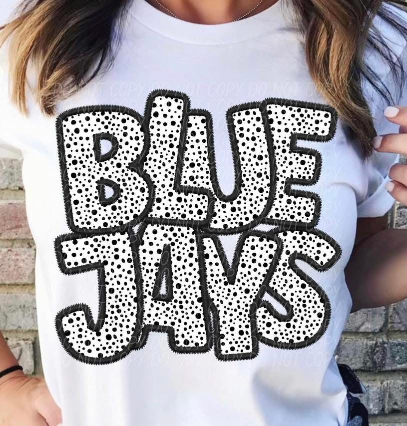 Blue Jays Small Dot Dalmatian