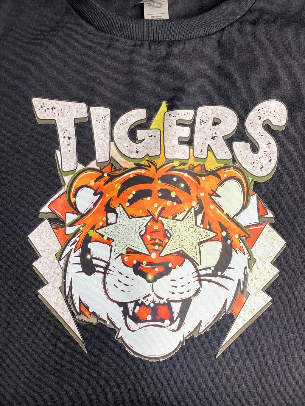 Orange Preppy Tiger Sweatshirt