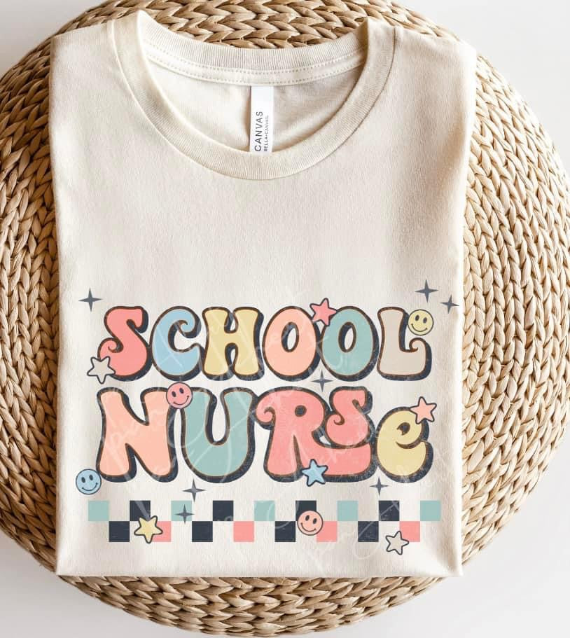 School Nurse sf & checkered