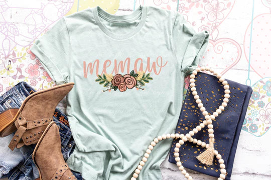 Memaw boho floral