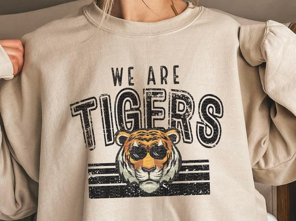 We Are Tigers with Sunglasses Sweatshirt