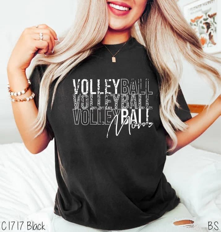 Volleyball Mom white design