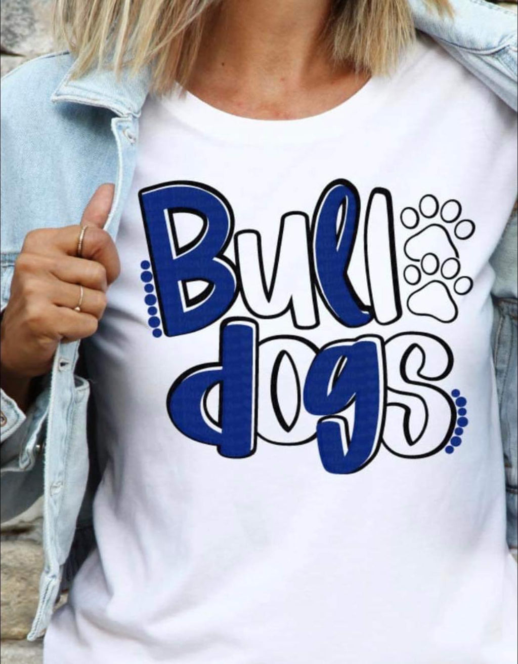 Bulldogs Doodle Letters