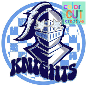 Knights Checkered Circle