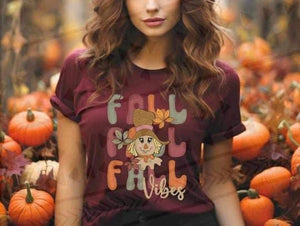 Fall Vibes with scarecrow