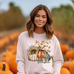 Pumpkins & Sunflower