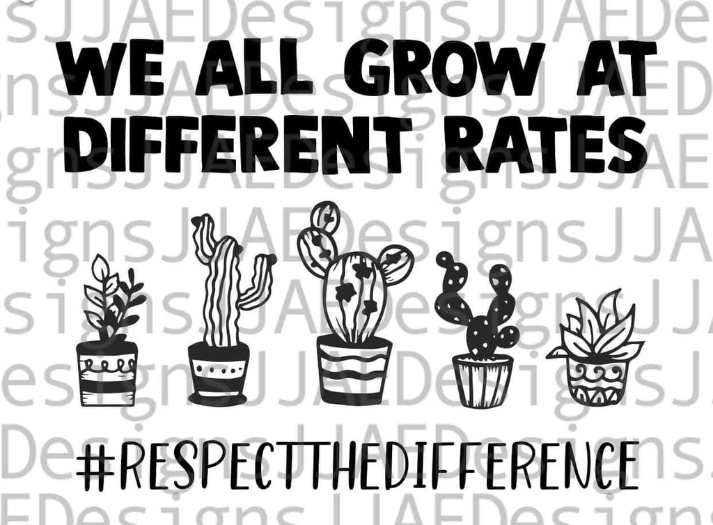 We All Grow At Different Rates