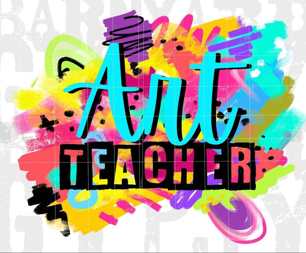 Art Teacher bold abstract