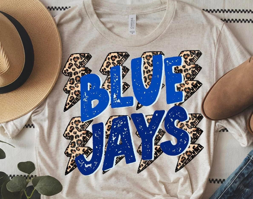 Blue Jays leopard lightning bolts