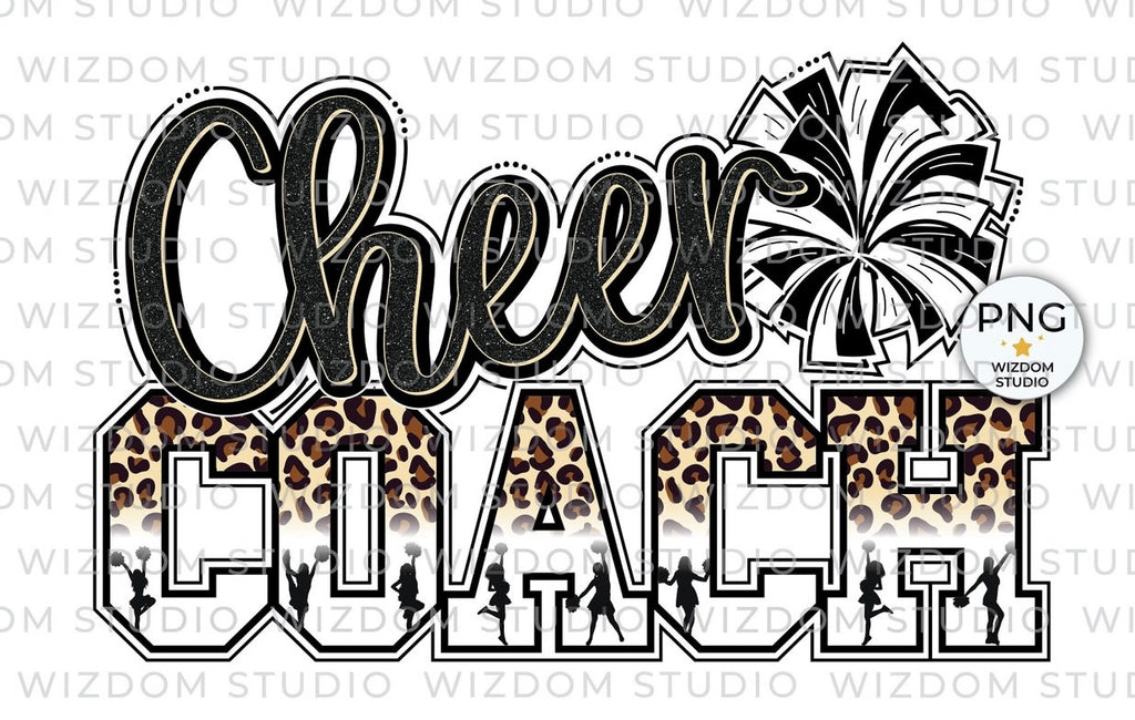 Cheer Coach with leopard