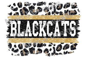 Blackcats leopard & gold