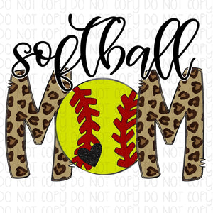 Softball Mom full color