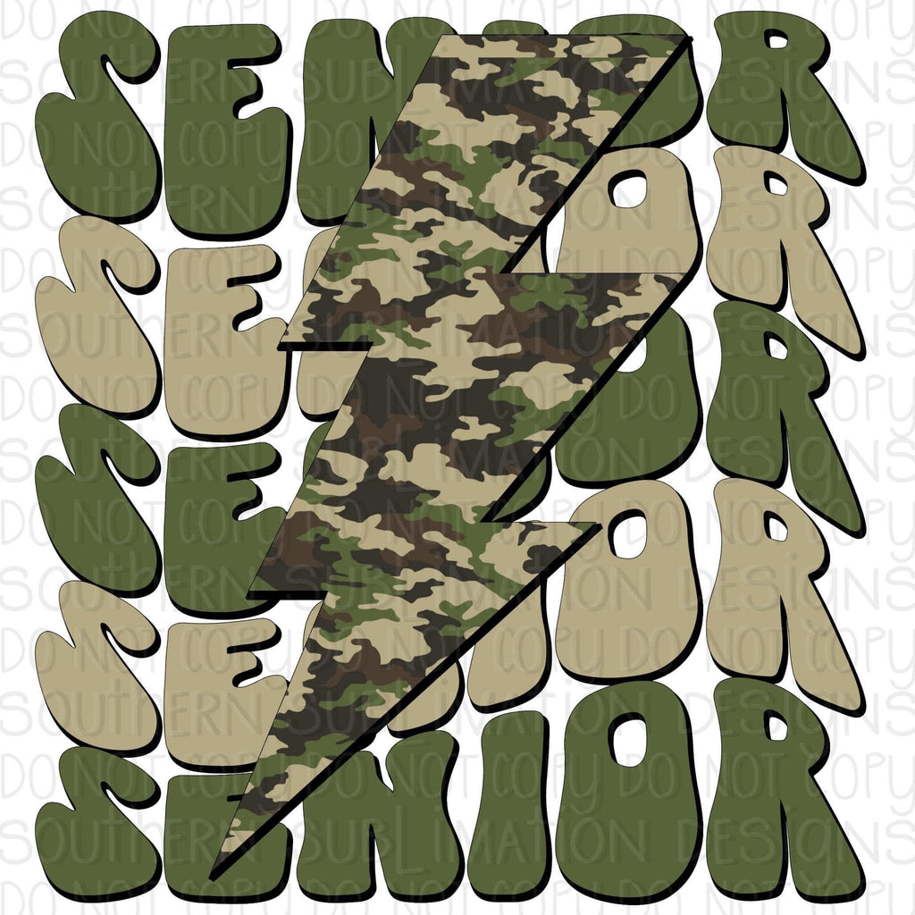 Senior Stacked Camo bolt