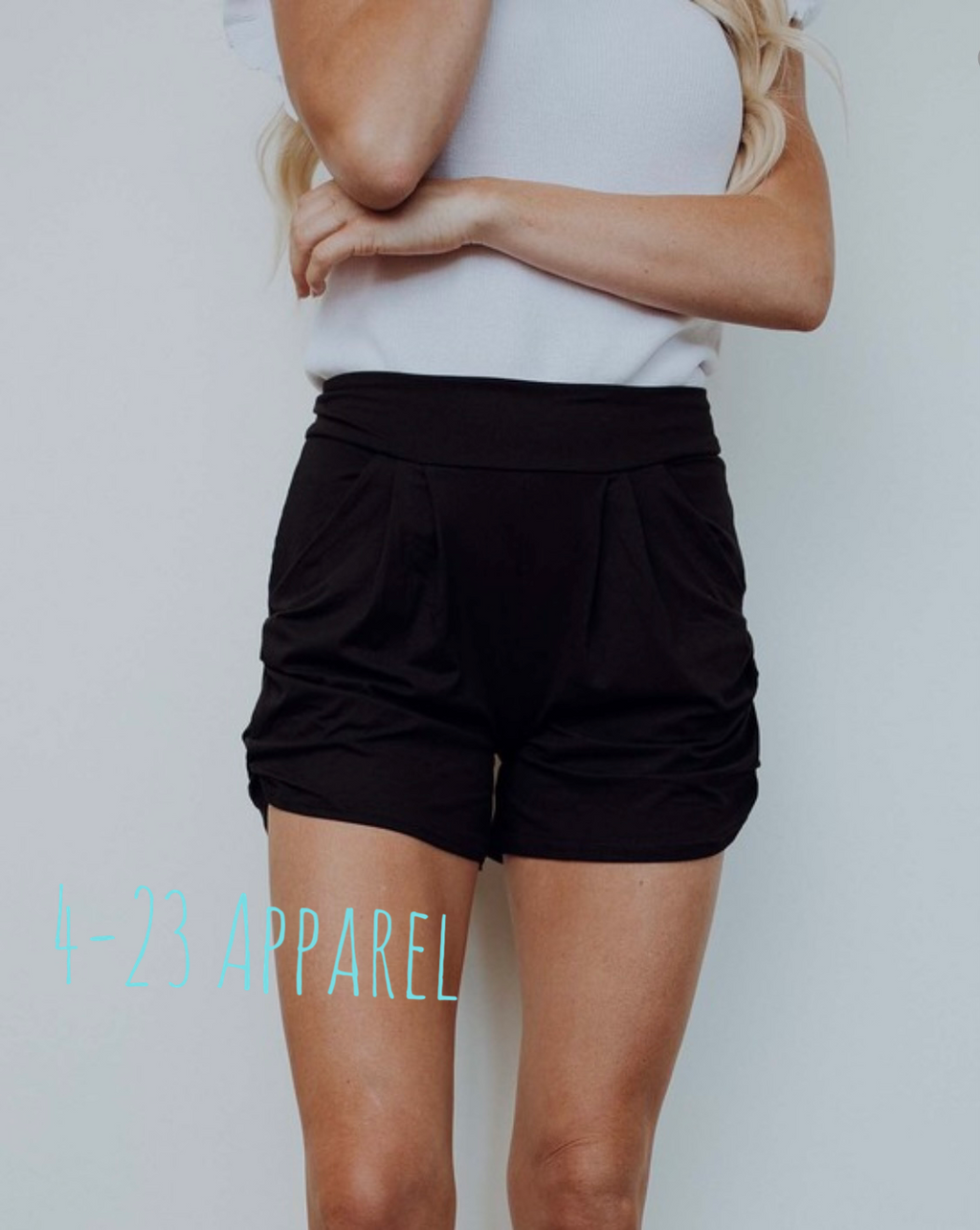 Black Harem Shorts