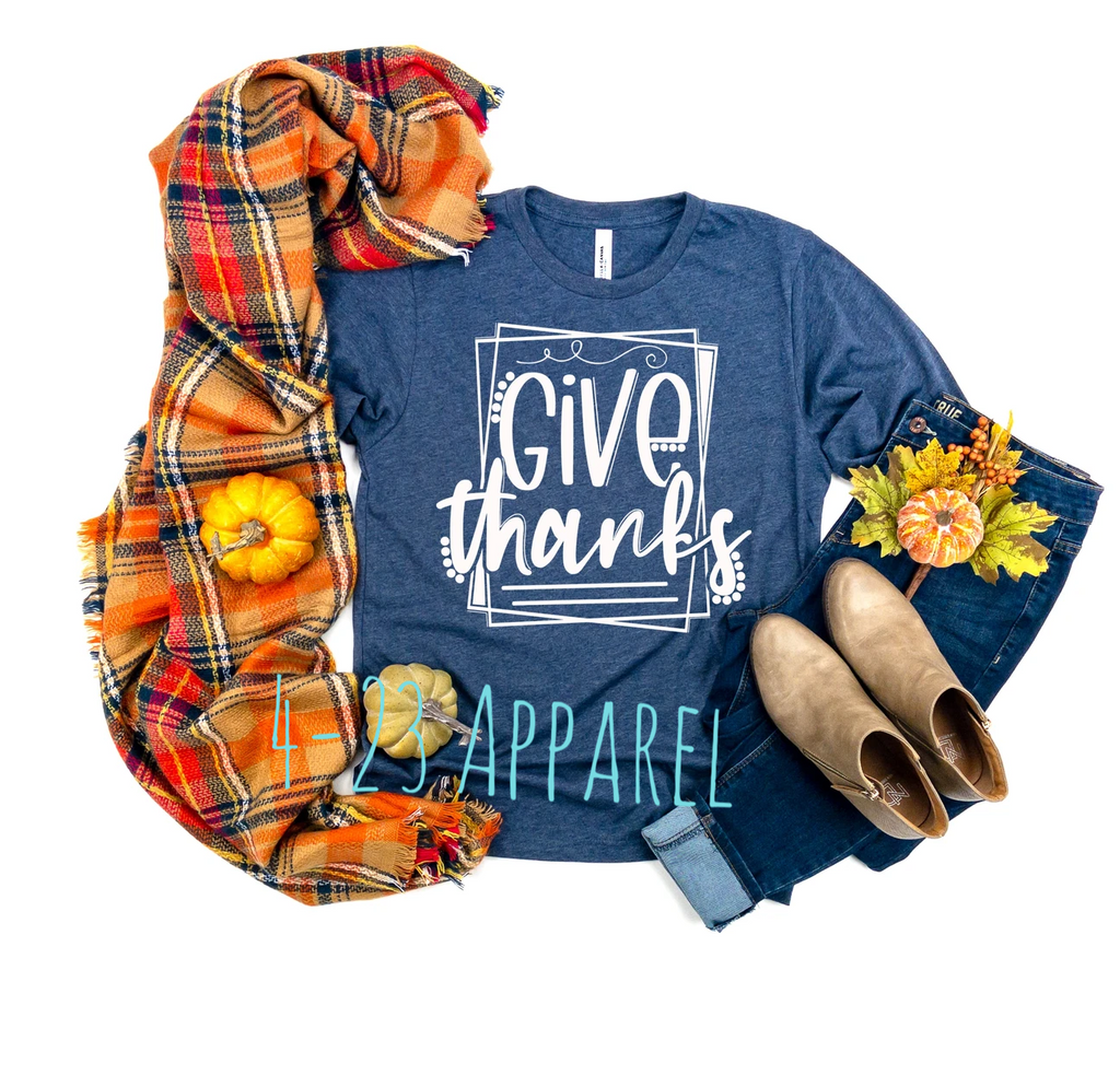 Give Thanks (White Design)