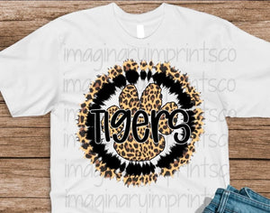 Tigers Leopard Tie Dye