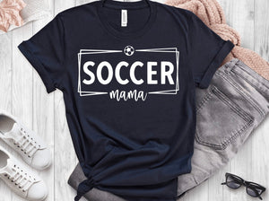 Soccer Mama White outline