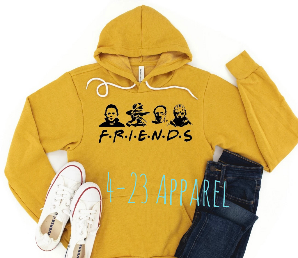 Horror Friends Bella Canvas Hoodie