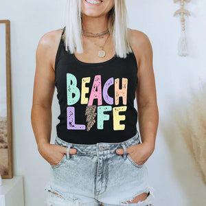 Beach Life Lightning Bolt Tank Top