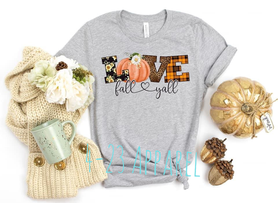 Love Fall Y’all (graphic letters)