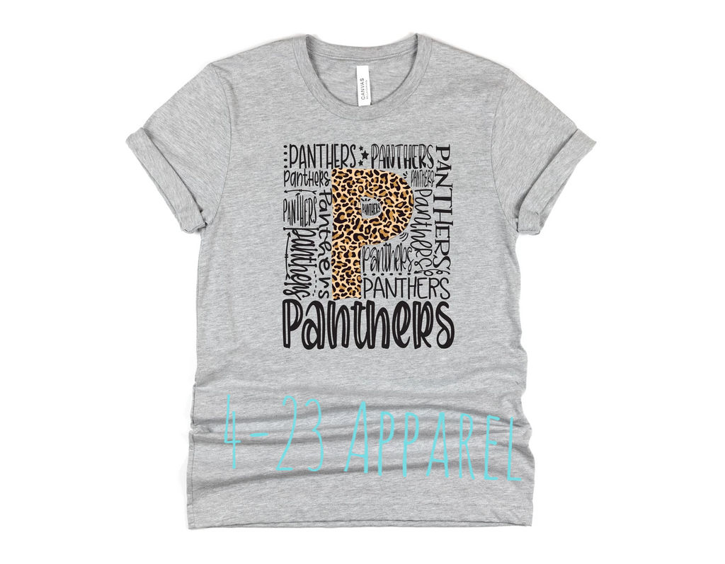 Panthers Typography (leopard)