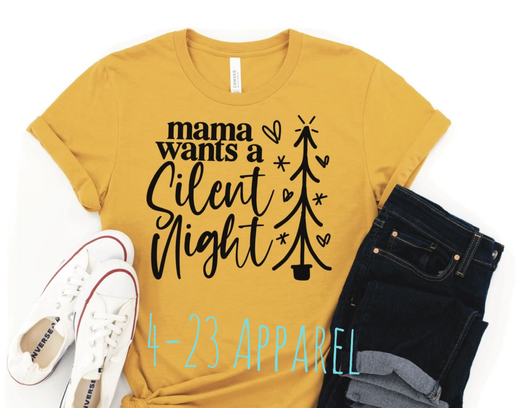 Mama Wants A Silent Night (Black)