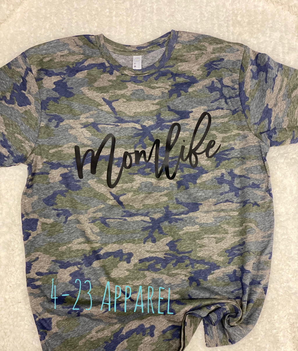 Momlife Camo Shirt